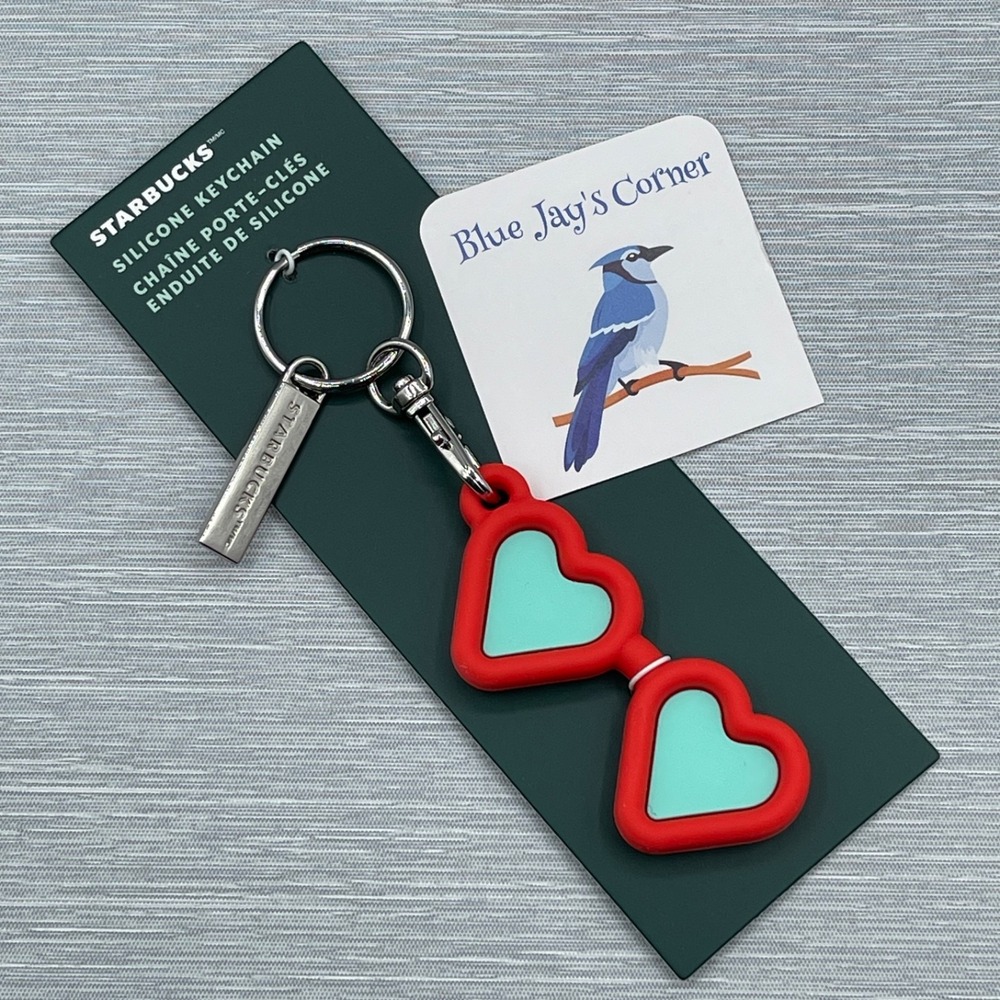 Starbucks Keychain Bag Charm Hearts Valentine Silicon 2025 Release